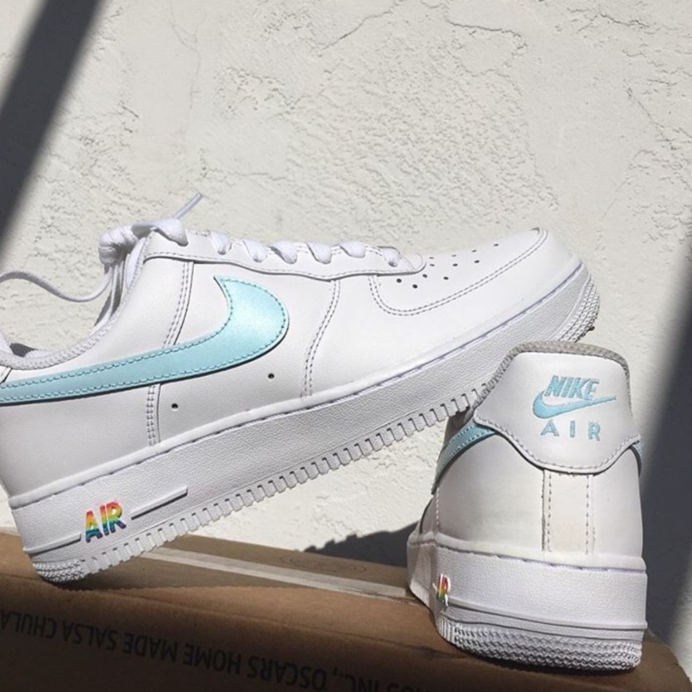 Custom air force ones🌊✨